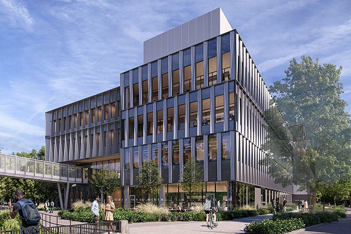 SE Corner rendering of Building 2