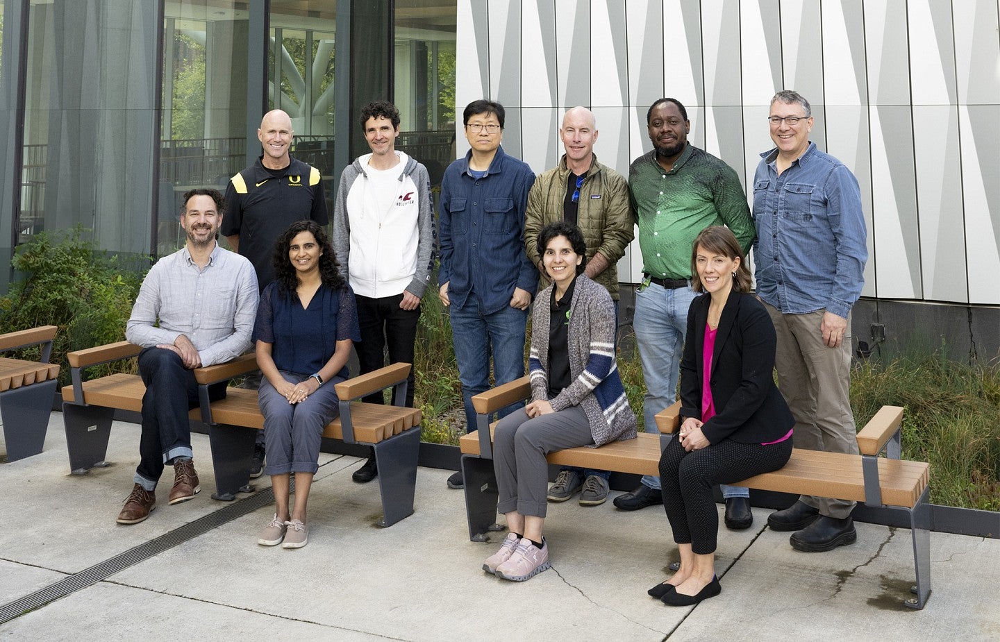 Bioengineering Faculty group shot Knight Campus