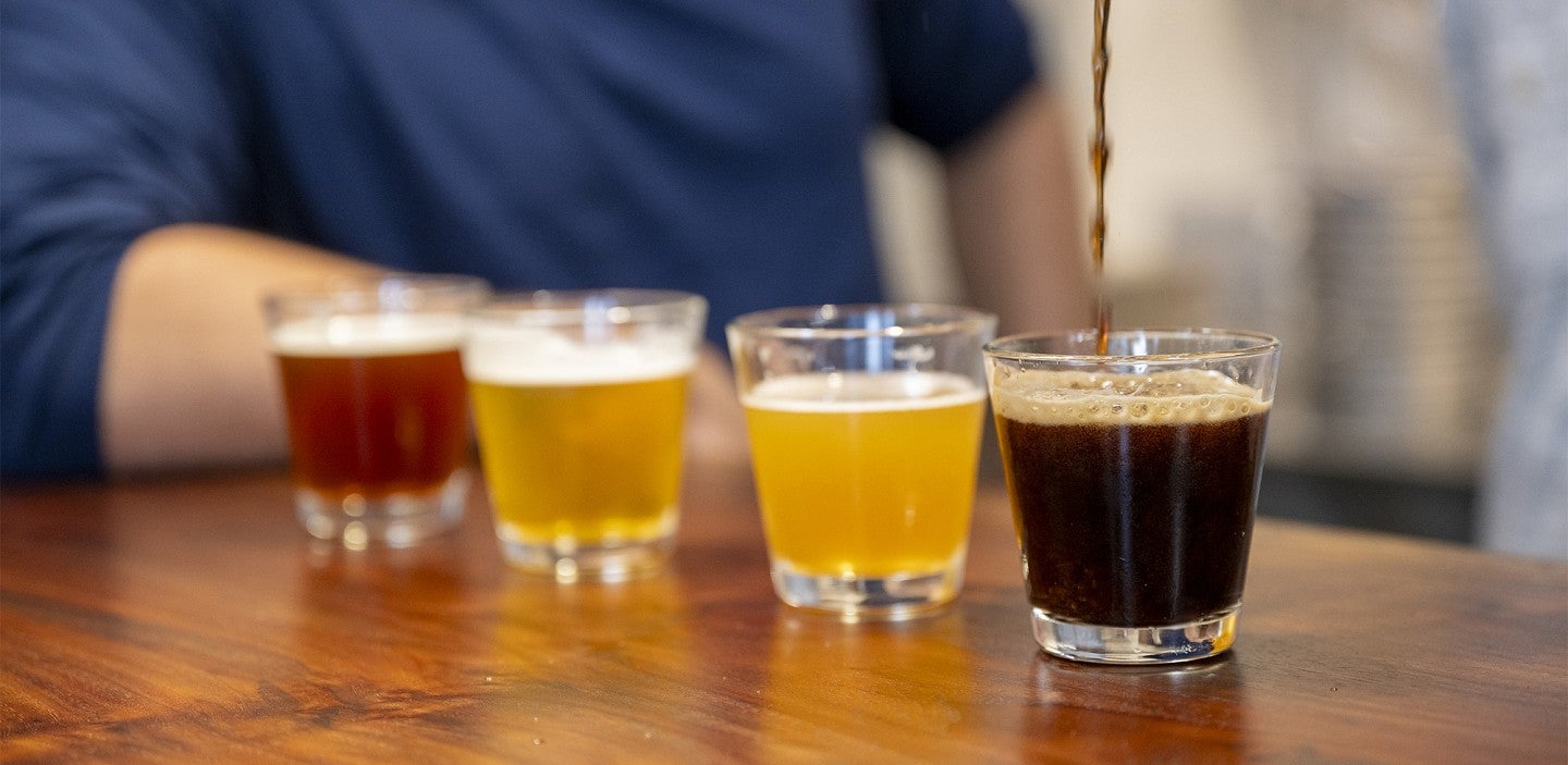 Brewing Innovation beer samples