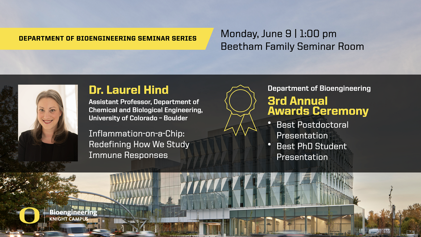 Dr. Laurel Hind Assistant Professor, Department of Chemical and Biological Engineering, University of Colorado - Boulder