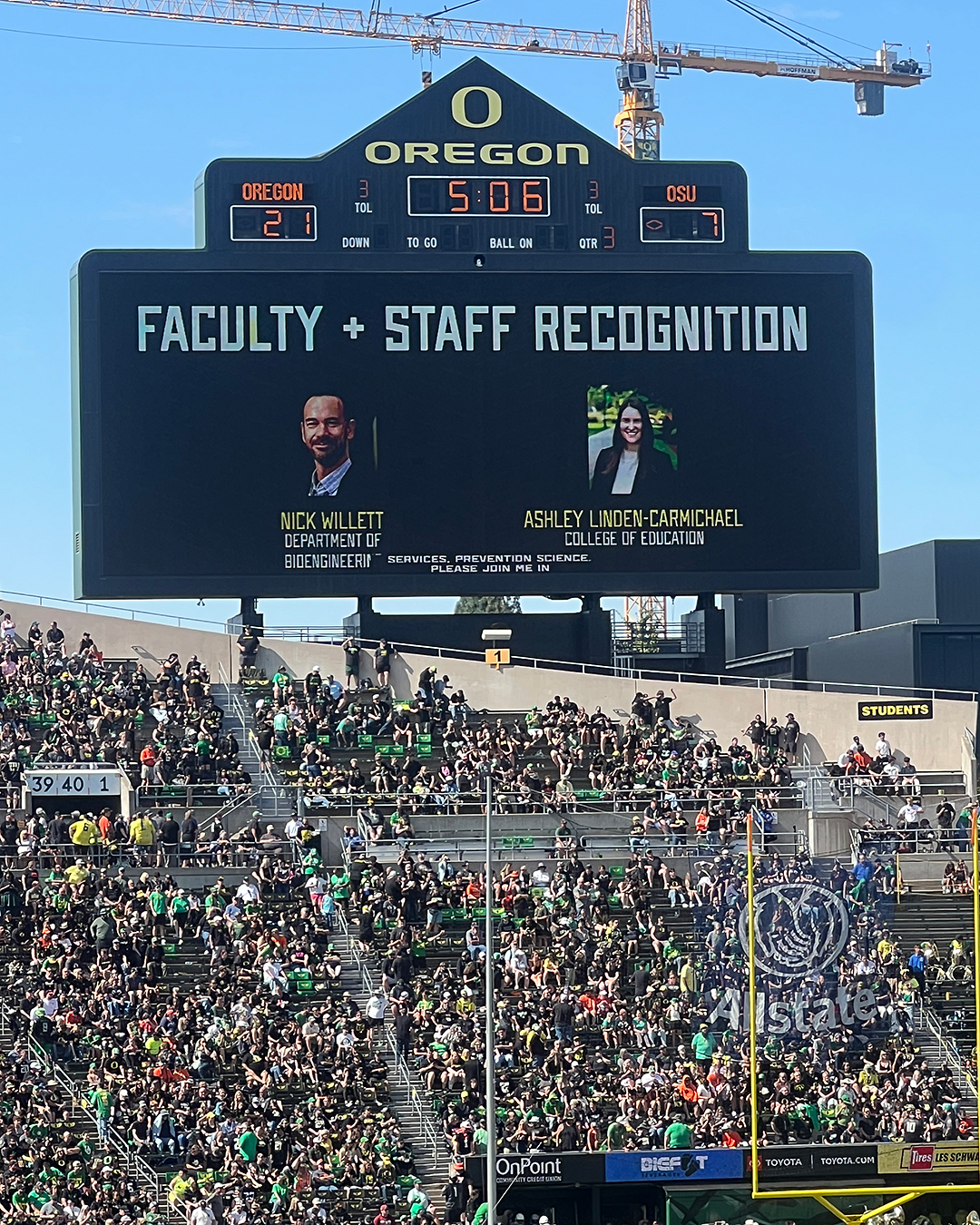 Nick Willett Recognized as UO “Faculty Star” 