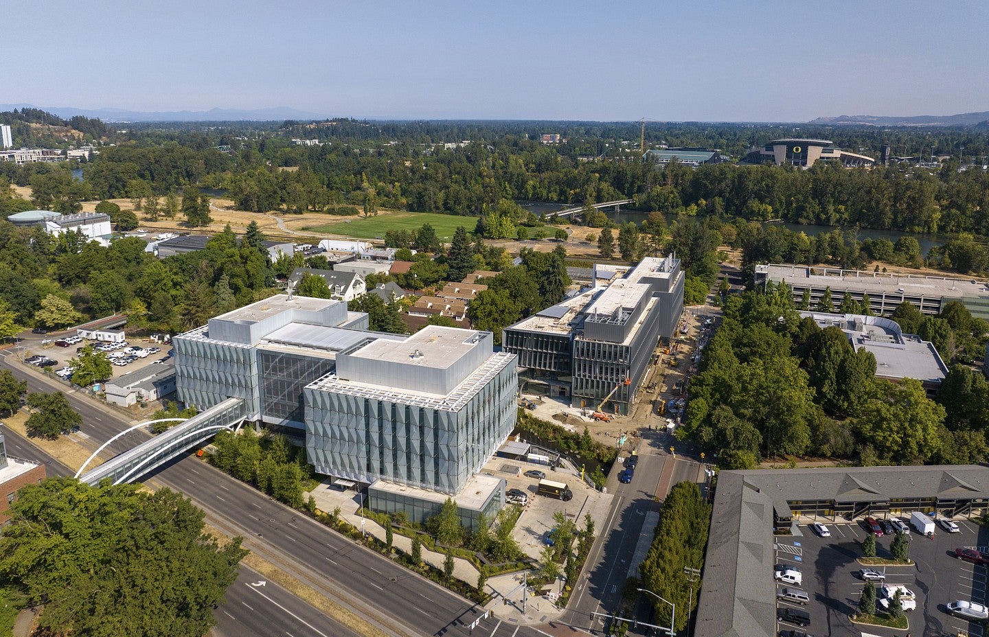 Knight Campus aerial view