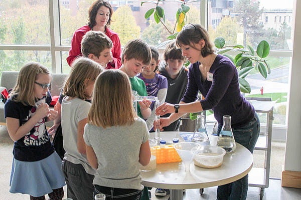 4th grade outreach with the Benoit lab at rochester