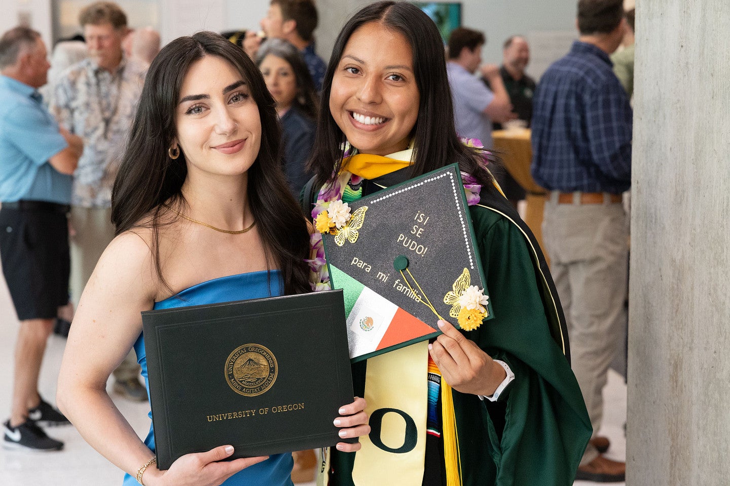 Knight Campus Graduate Internship Program women at graduation