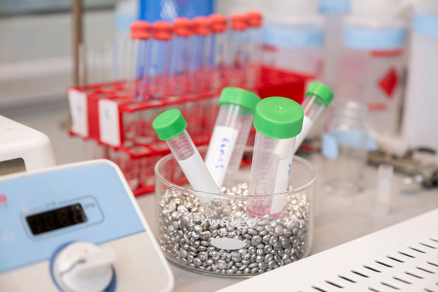 lab bottles in kcgip lab