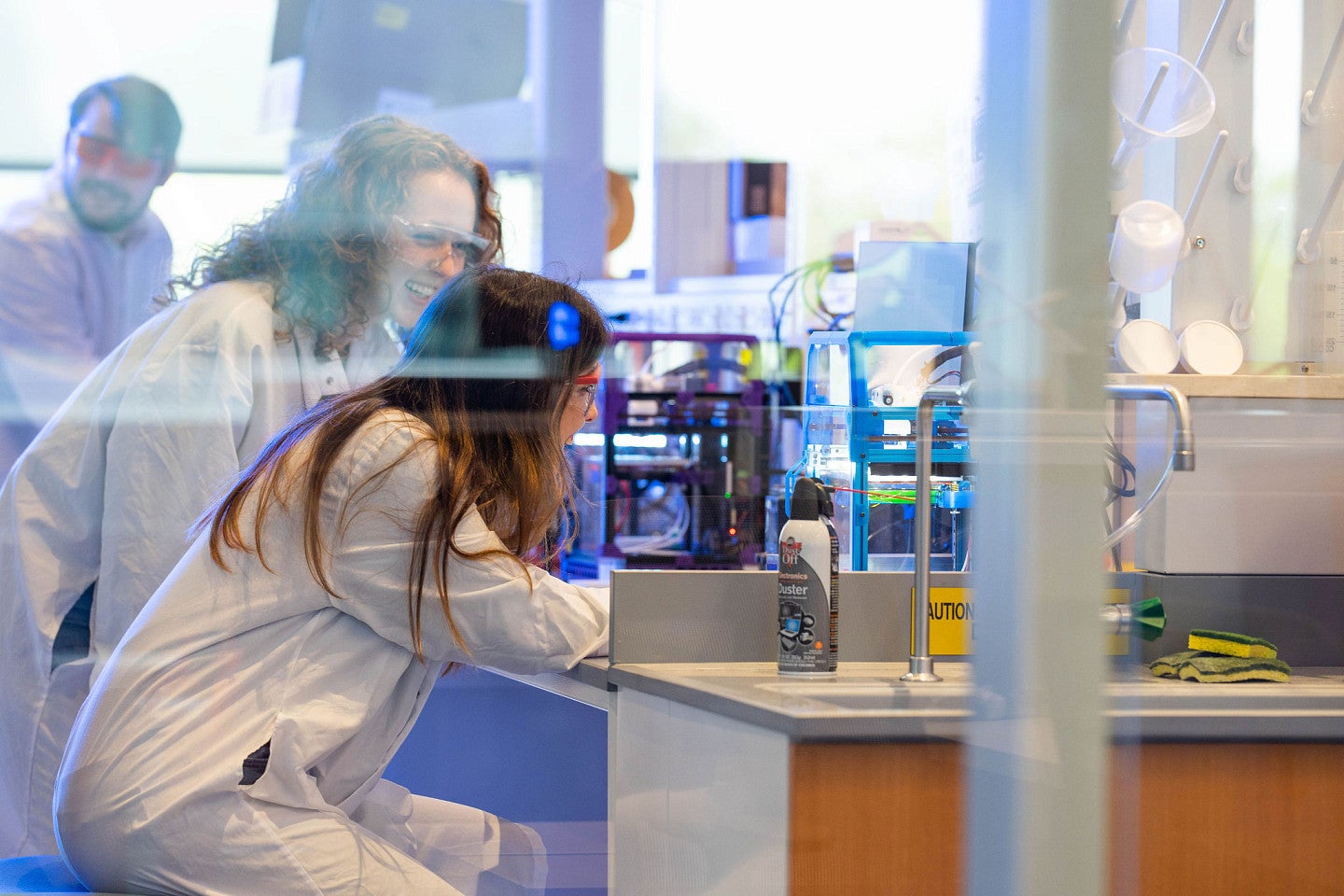 Knight Campus students in lab