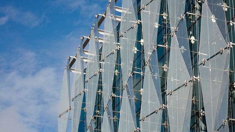 glass exterior