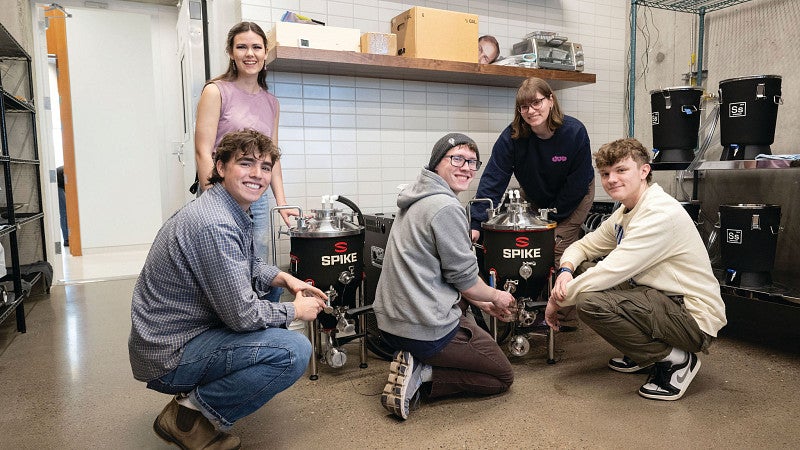 Brewing Innovation students