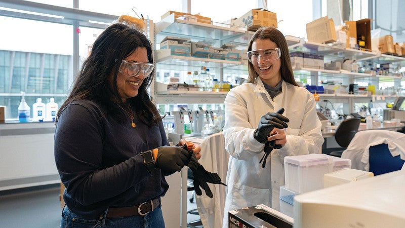 Undergraduate scholar with mentor