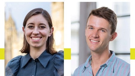 Headshots of Dr. Sara Keller and Dr. David Peeler