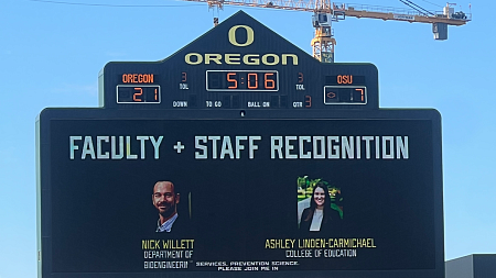 Nick Willett Recognized as UO “Faculty Star” 