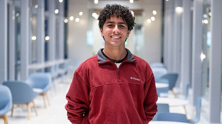 Arman Hajar at the Knight Campus