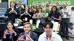 Bioengineering group shot Knight Campus BMES