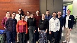 group photo of scholars at a conference