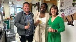 Ella Adjei-Sowah with Danielle Benoit