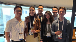 knight campus graduate students at the SFB conference 