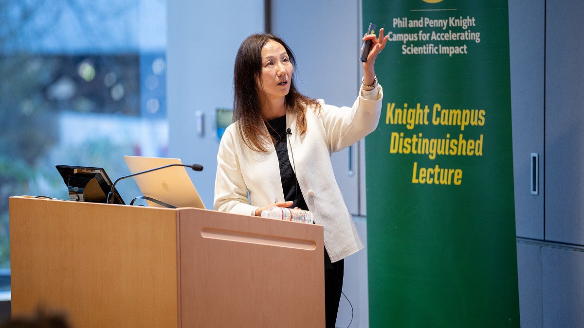 Knight Campus distinguished lecture Bao