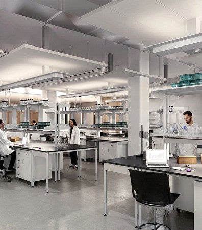 Artist's rendering of experimental lab 