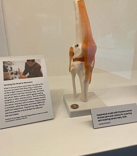 Museum exhibit at Oregon Historical Society highlighting Ong research for UO Sesquicentennial
