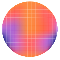 orange, purple pink gradient